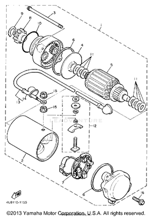 Starting Motor Schematic
