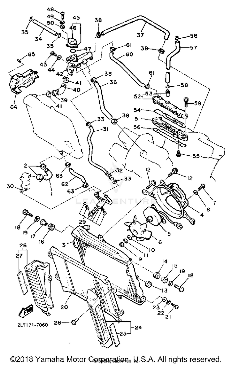 Radiator Hose Schematic