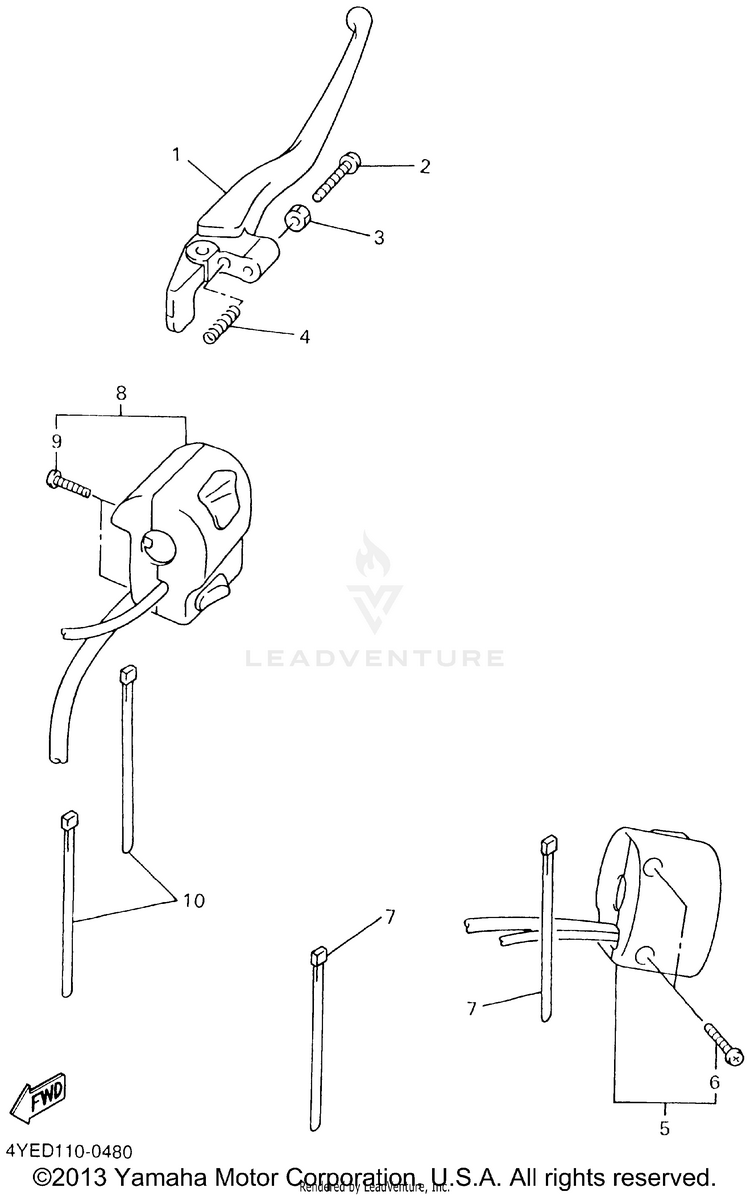 Handle Switch Lever Schematic
