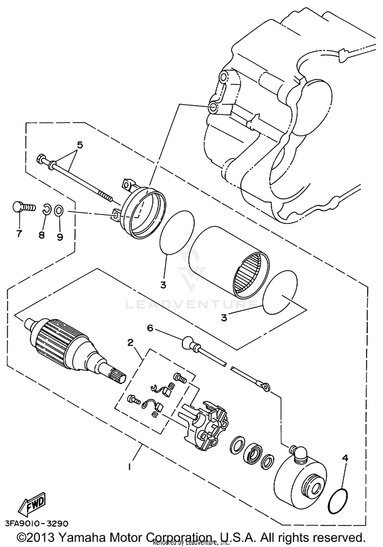 Starting Motor Schematic