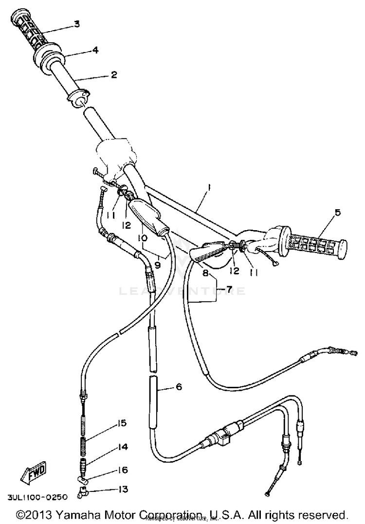 Handlebar-Cable Schematic