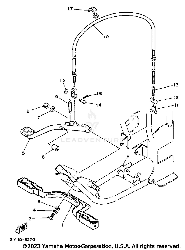 Footrest Schematic