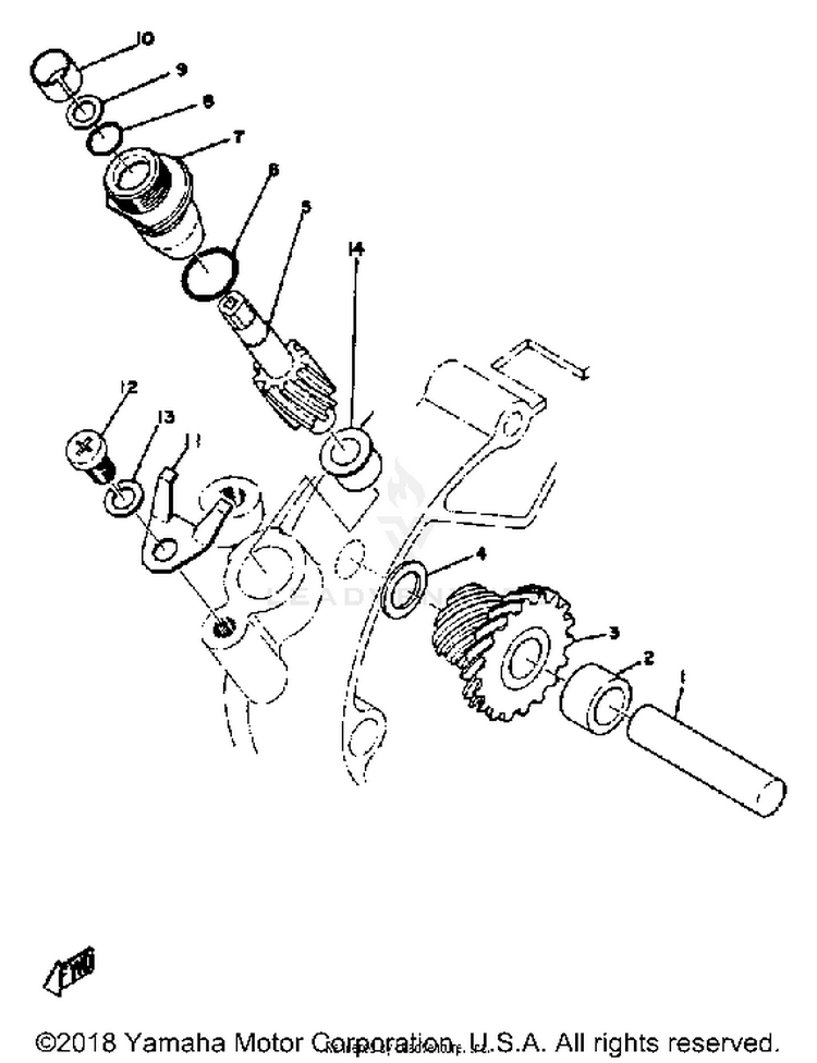 Tachometer AT3_CT3 - AT2 - 1972 Schematic