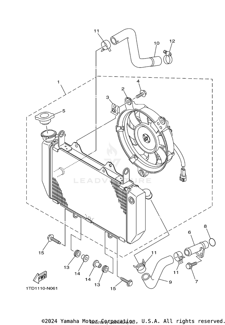 Radiator & Hose Schematic