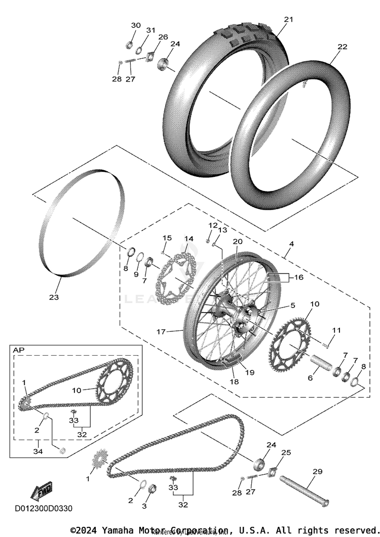 Rear Wheel Schematic