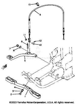 Footrest Yt125g Schematic