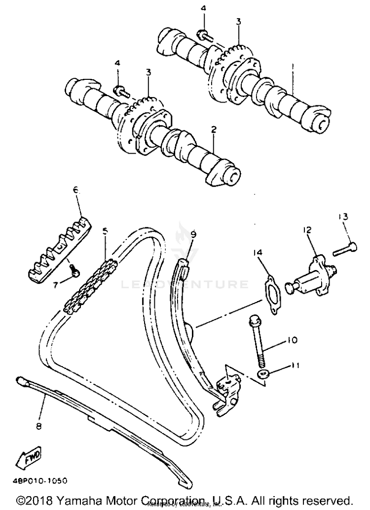 Camshaft Chain Schematic