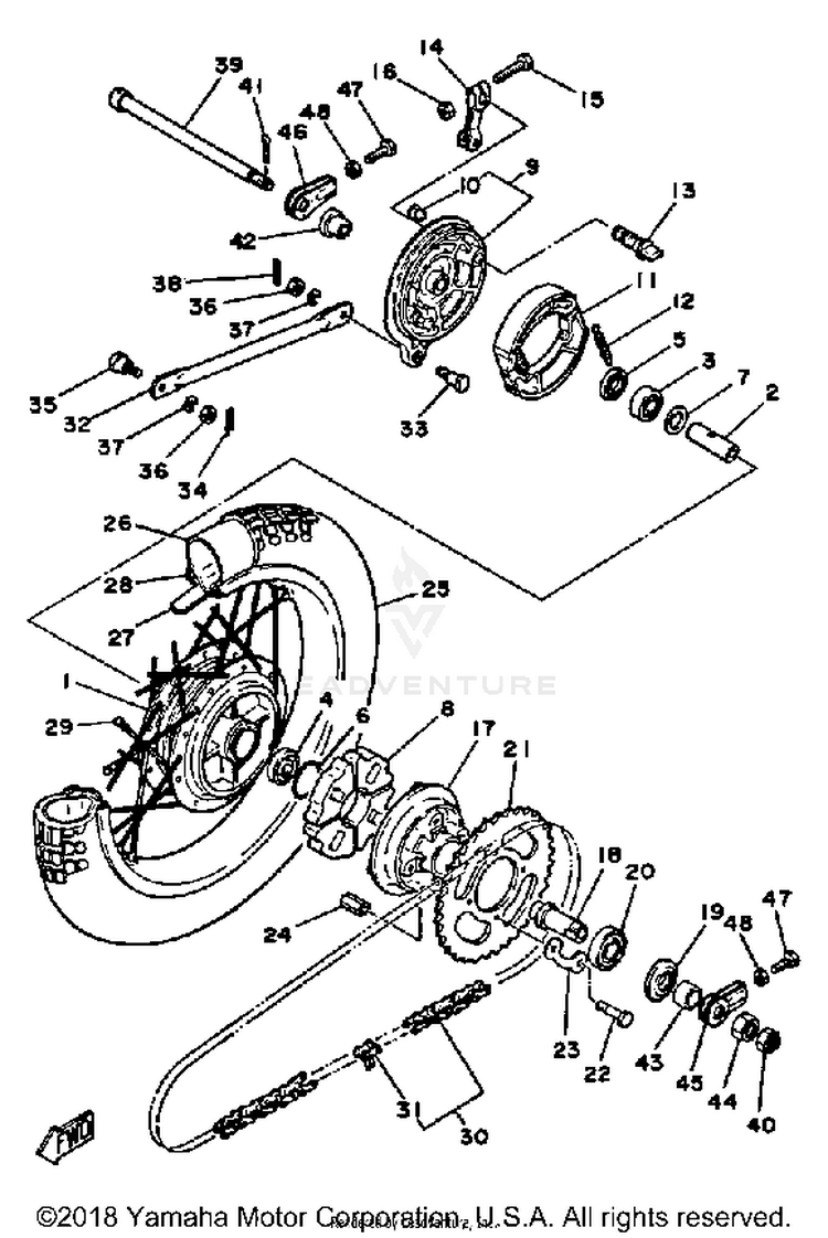 Rear Wheel Schematic