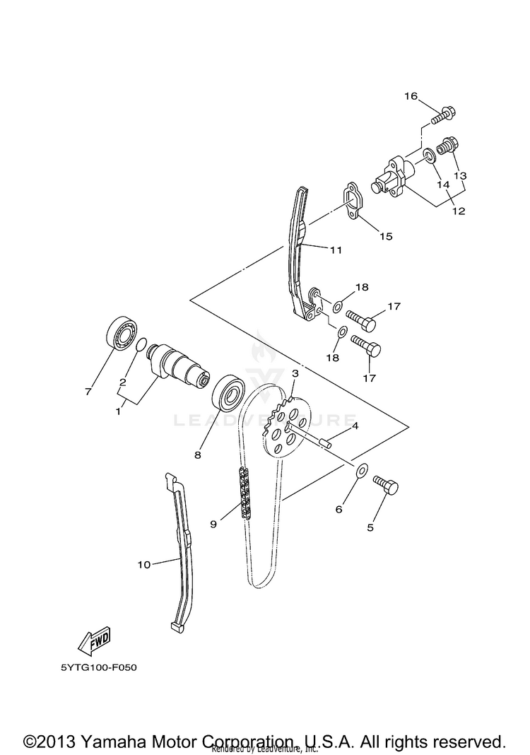 Camshaft Chain Schematic
