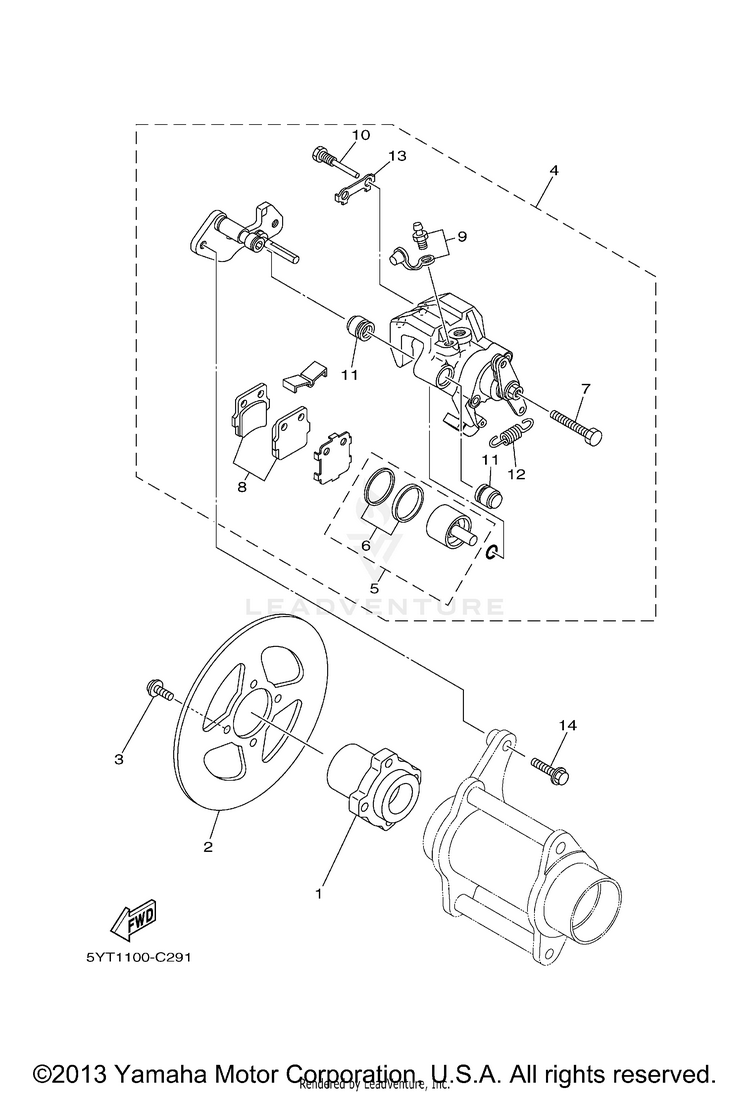 Rear Brake Schematic
