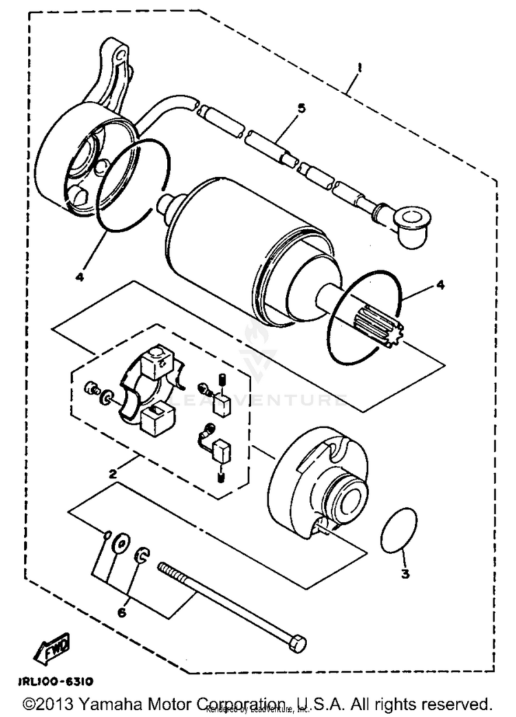 Starting Motor Schematic
