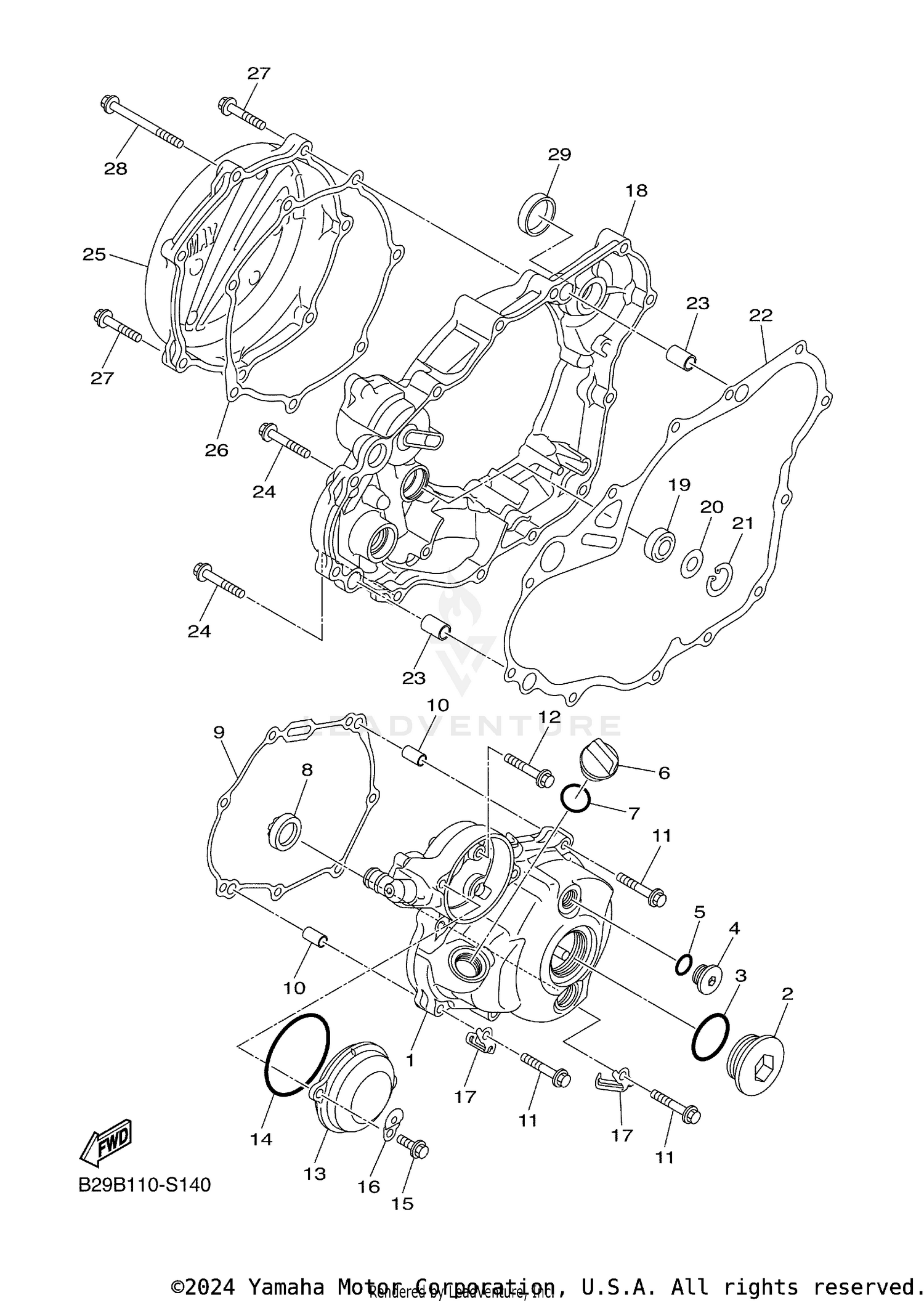 CRANKCASE COVER 1