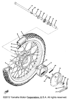 Front Wheel Schematic