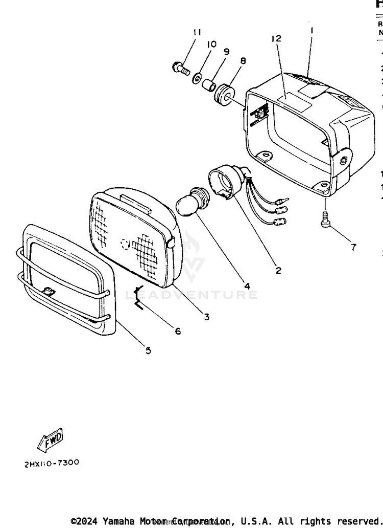 Headlight Schematic