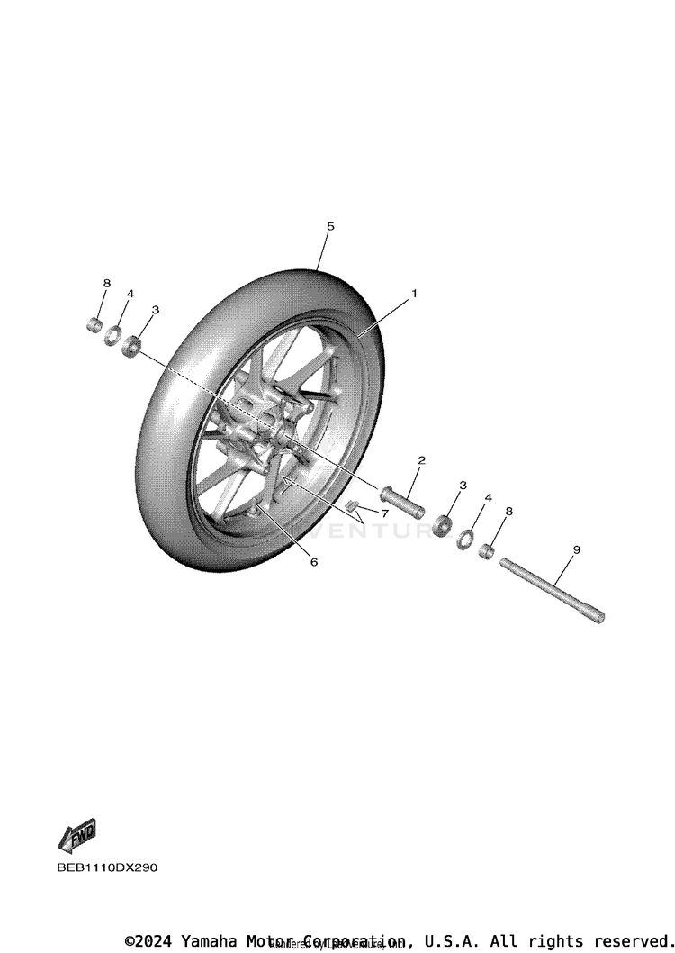 Front Wheel Schematic