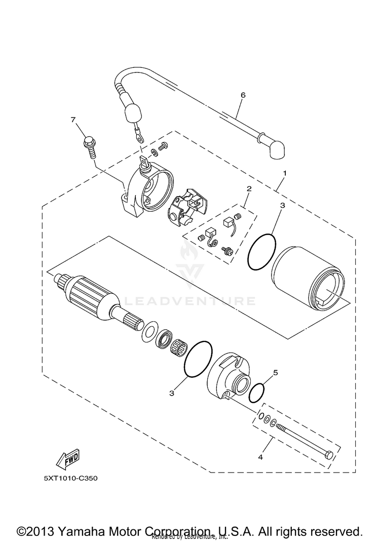 Starting Motor Schematic