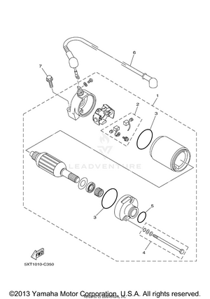 Starting Motor Schematic