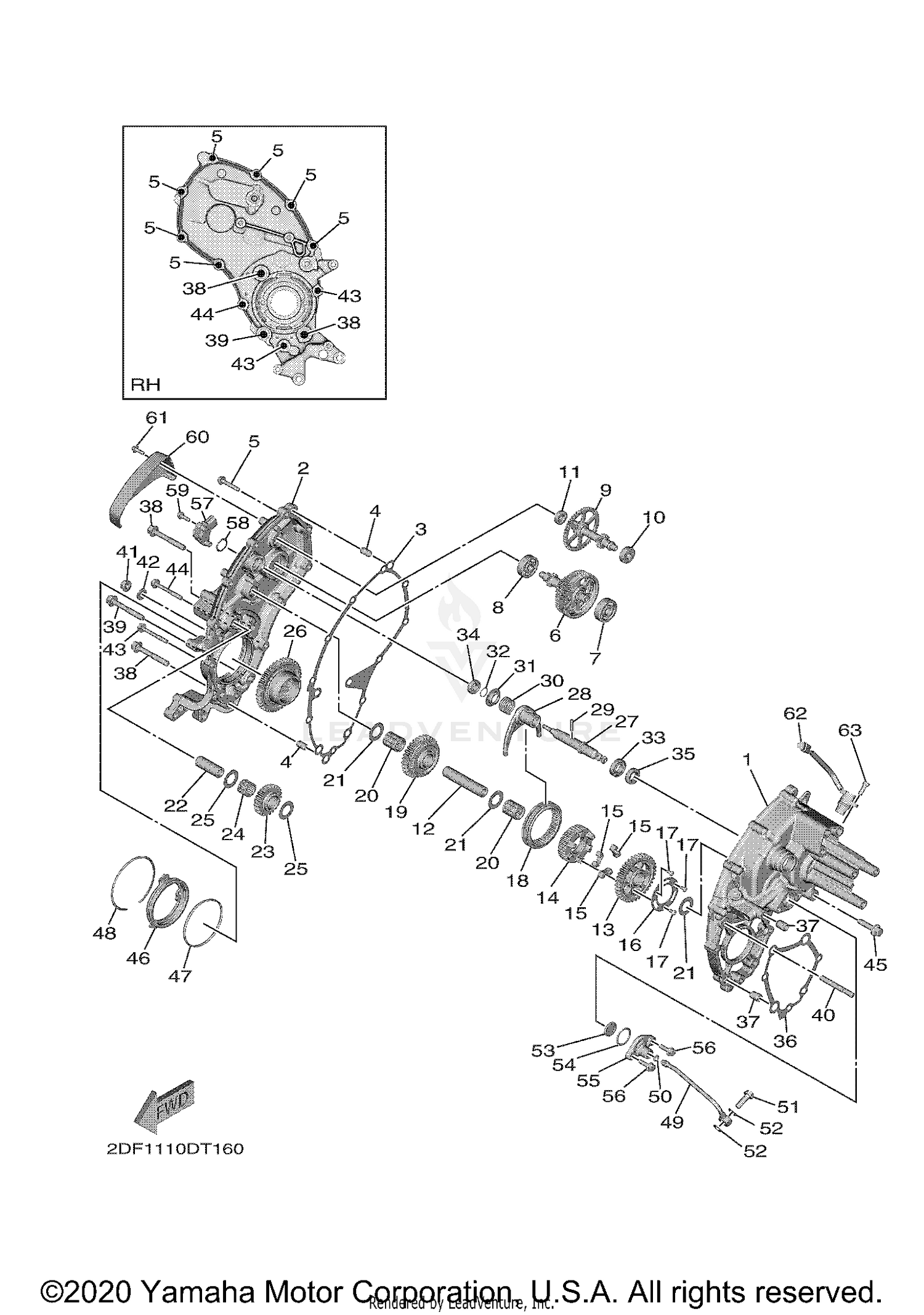MIDDLE DRIVE GEAR
