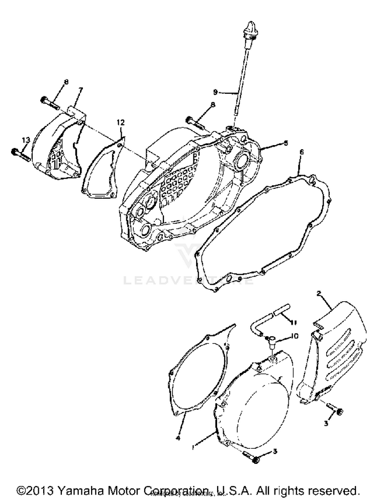 Crankcase Cover Schematic