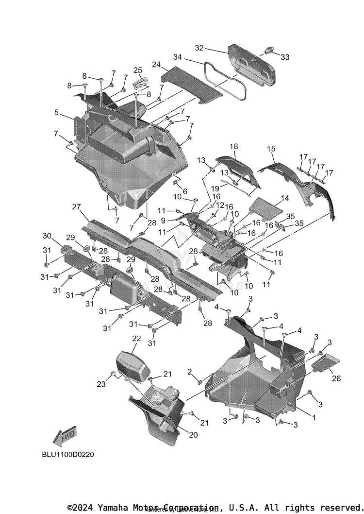 Front Fender 1 Schematic