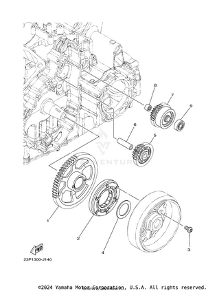Starter Clutch Schematic