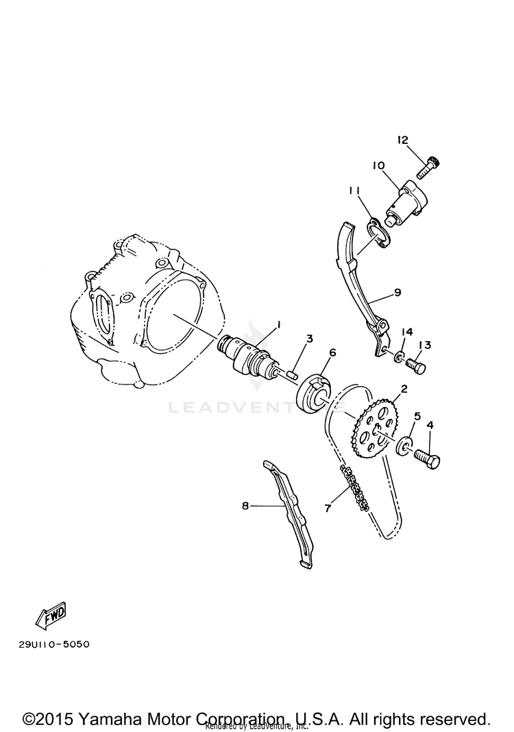 Camshaft Chain Schematic