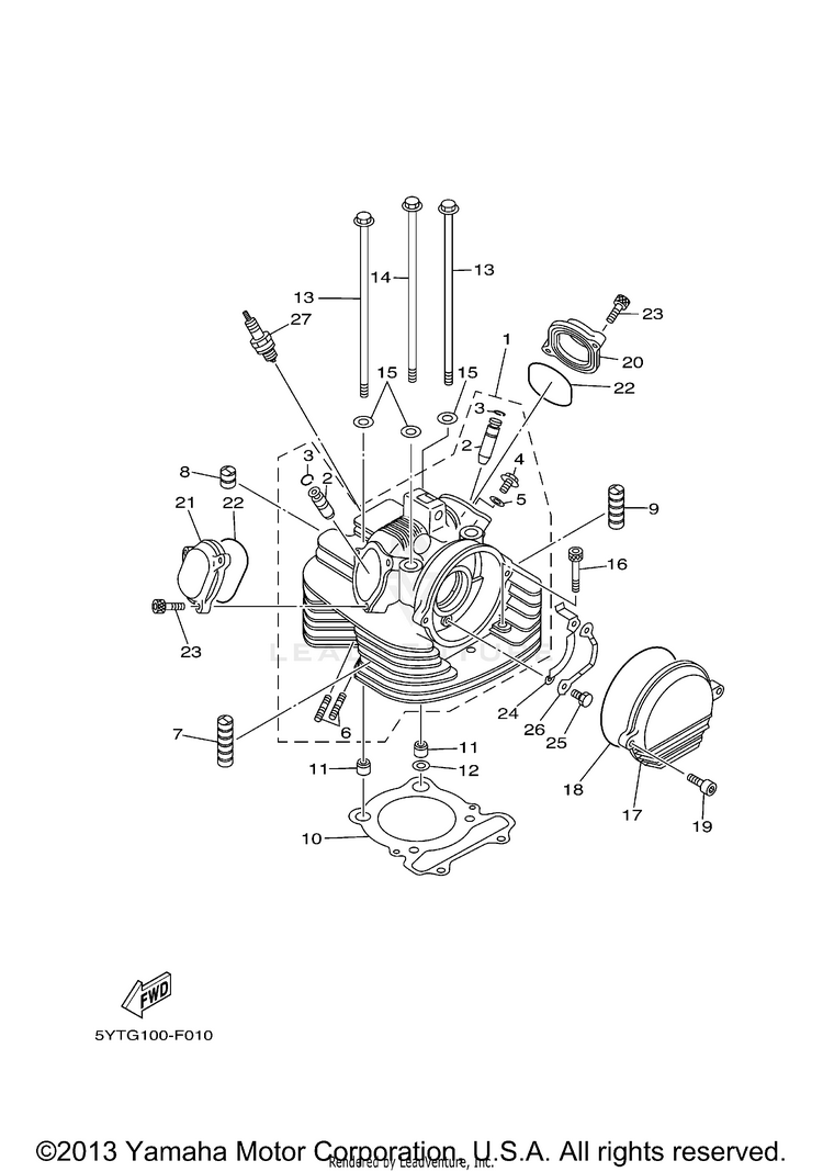 Cylinder Head Schematic