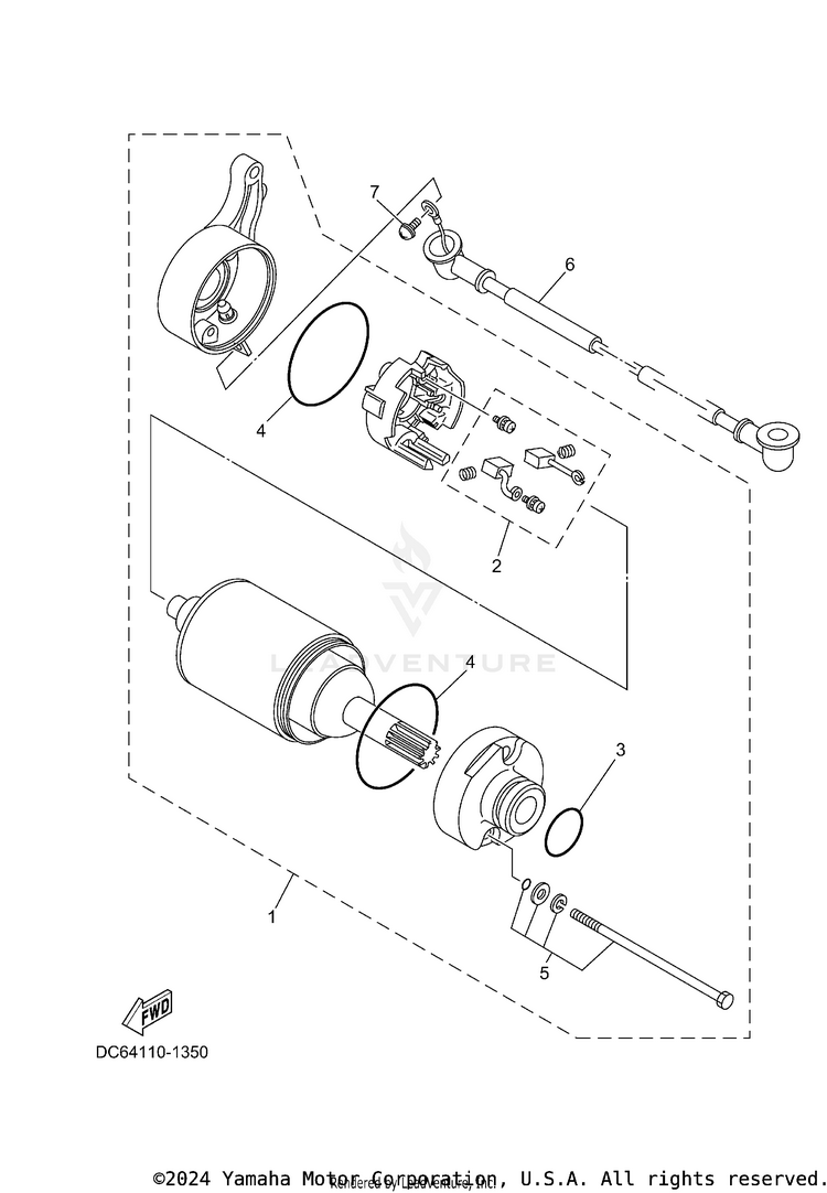 Starting Motor TW200 - TW200T2_T2C - 2026 Schematic