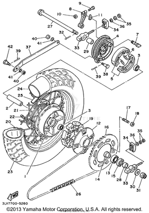 Rear Wheel Schematic
