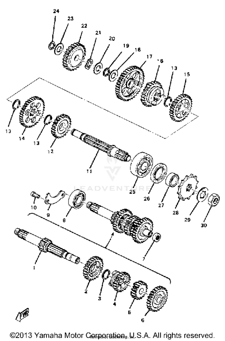 Transmission Yz80c Schematic