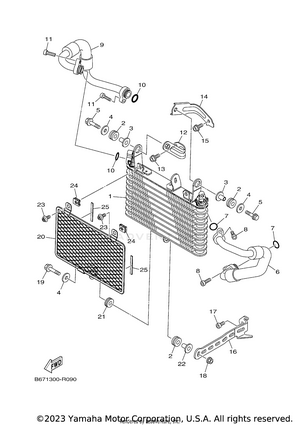 Oil Cooler Schematic