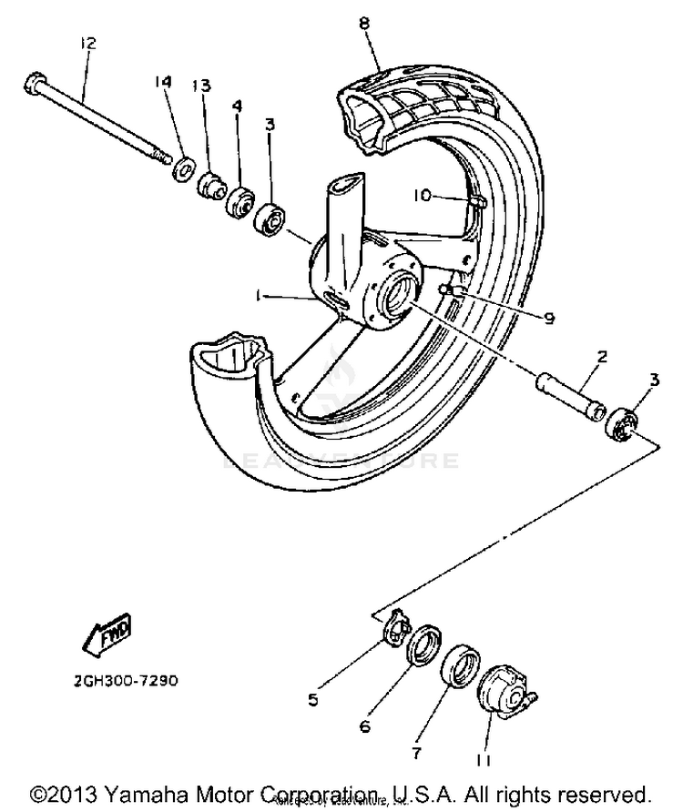 Front Wheel Schematic