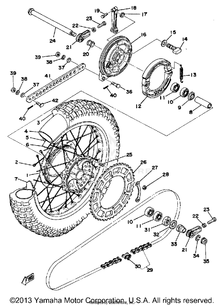 Rear Wheel Schematic