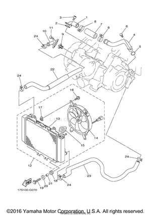 Radiator Hose Schematic