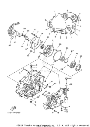 Crankcase Schematic