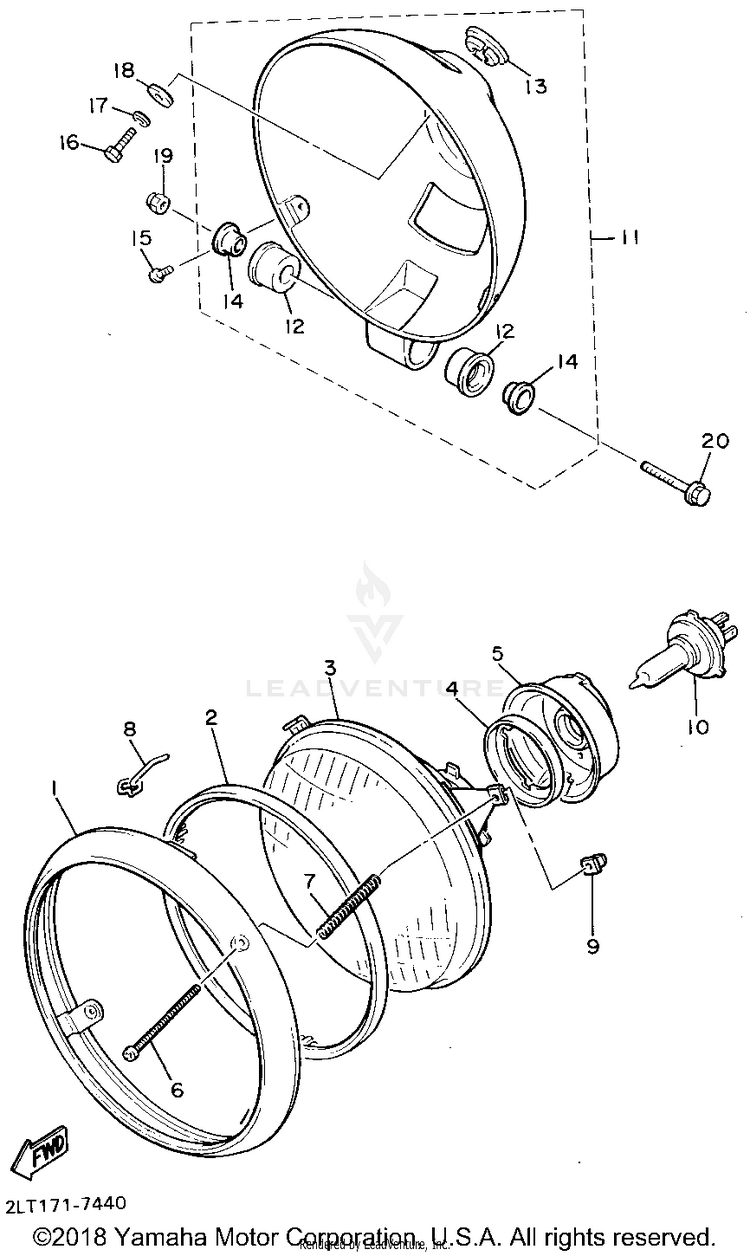 Headlight Schematic
