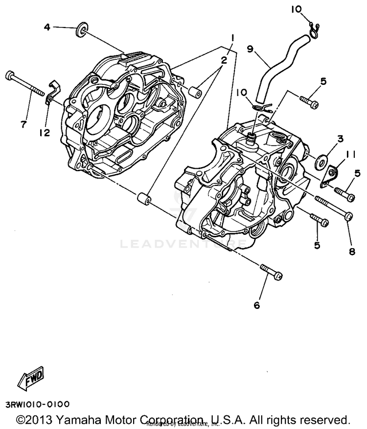 Crankcase Schematic