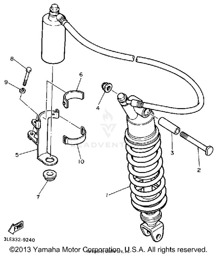 Rear Shocks Schematic