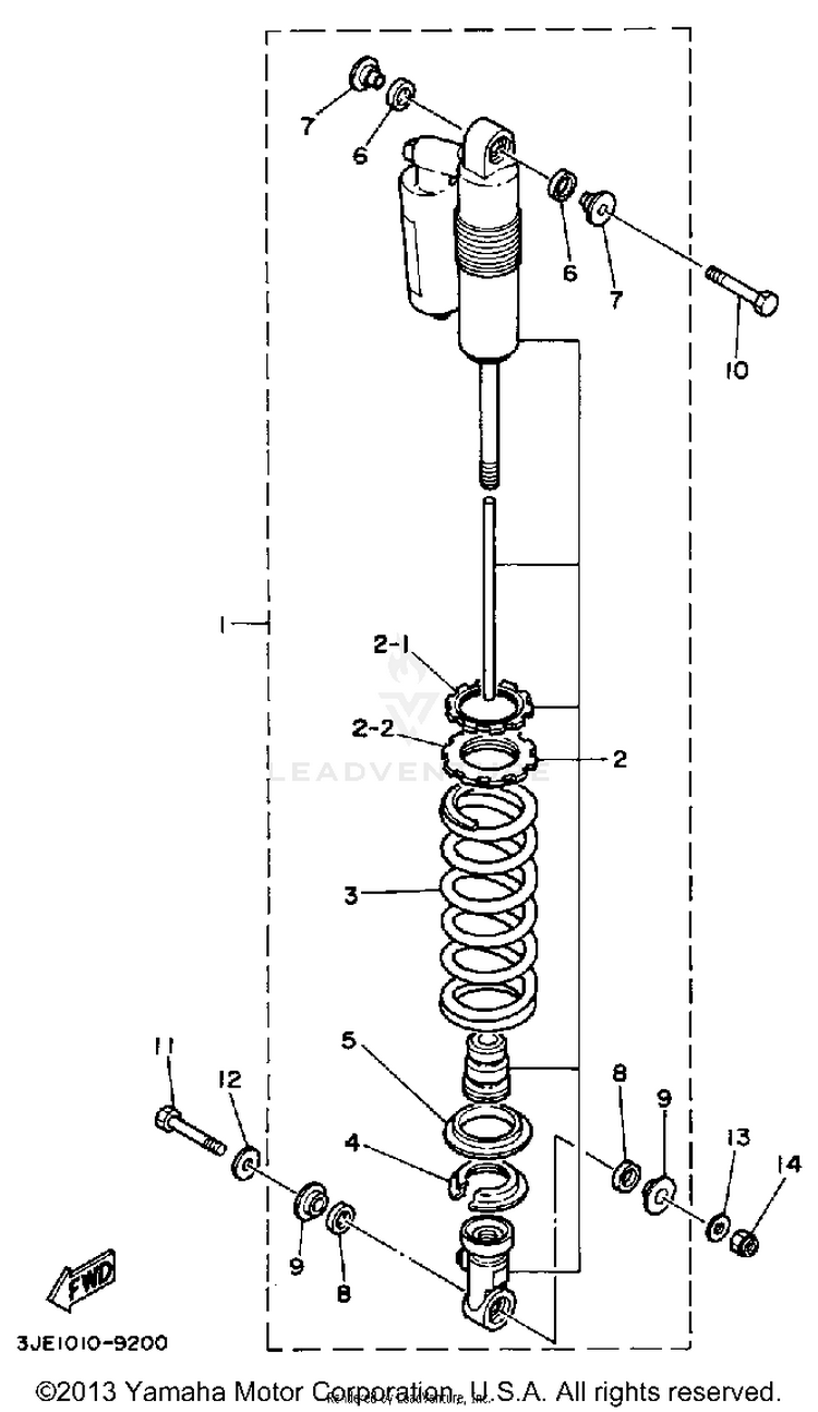 Rear Shocks Schematic