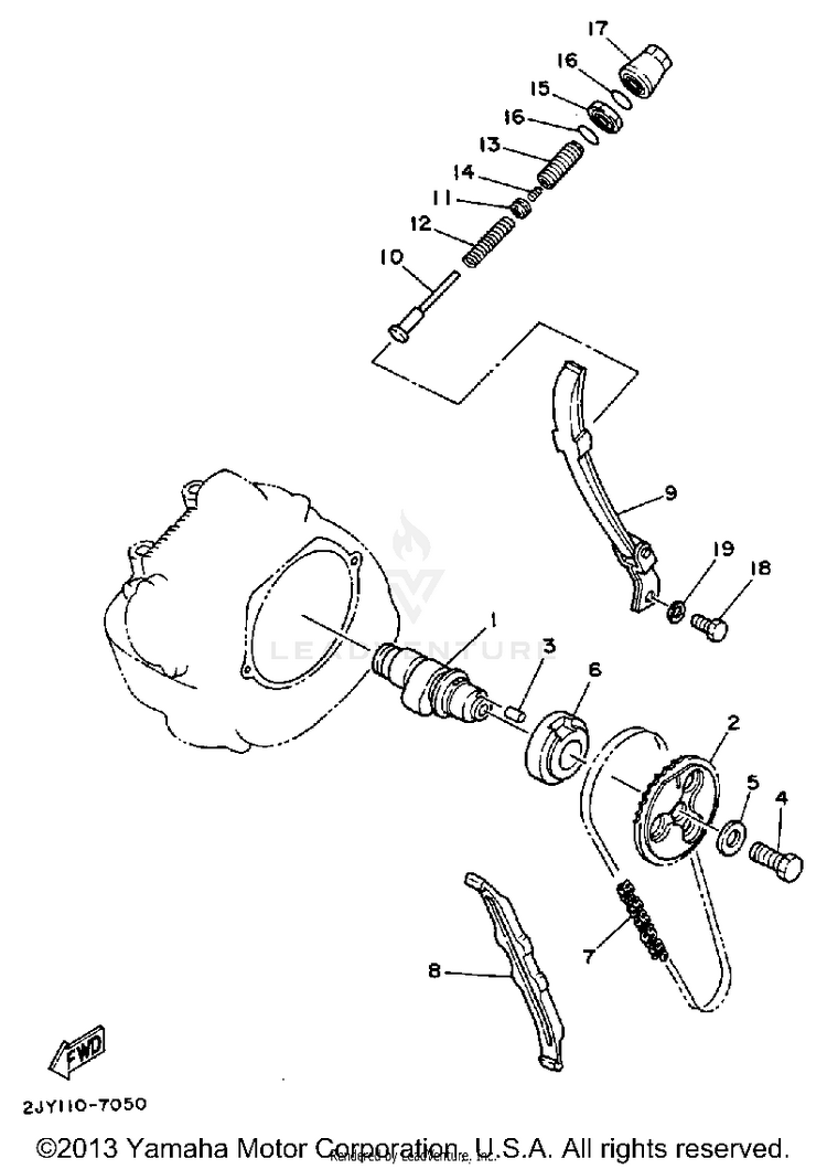 Camshaft Chain Schematic