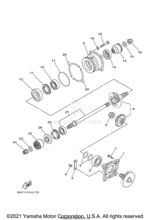 Middle Drive Gear Schematic
