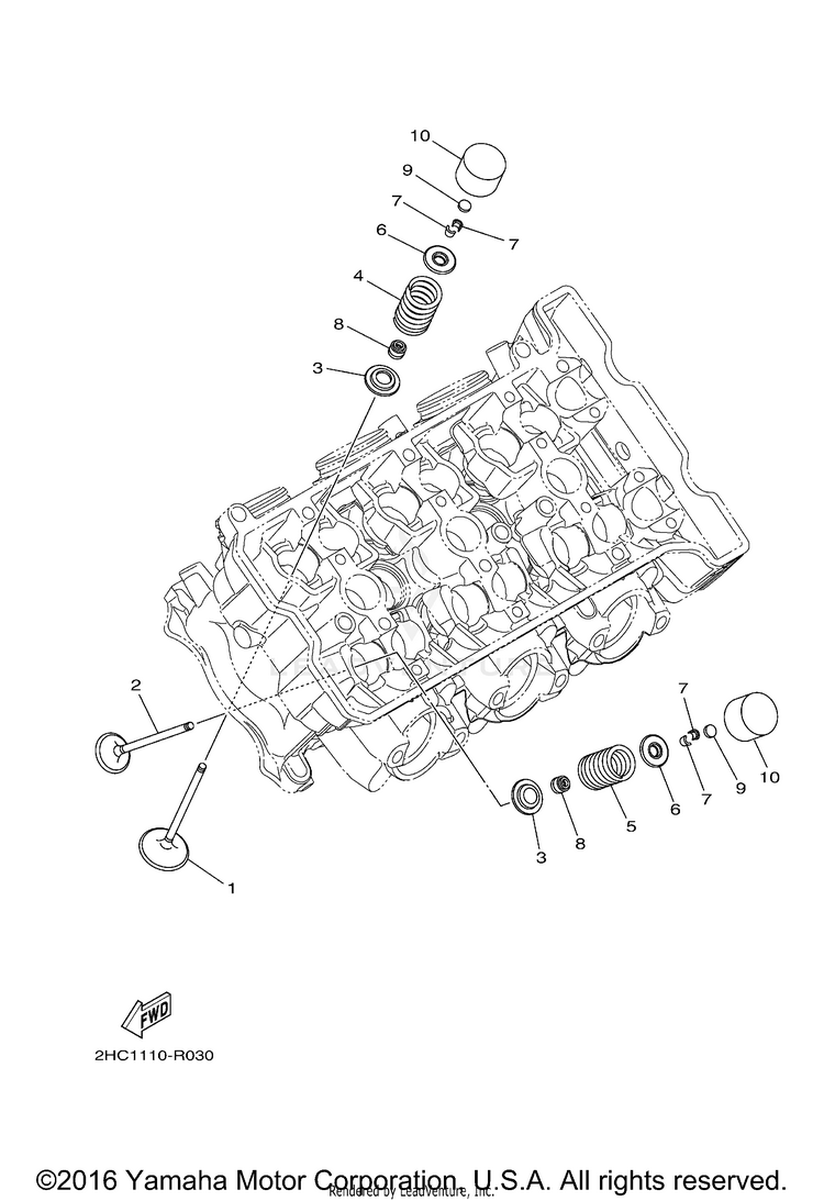 Valve YXZ1000R EPS - YXZ10YMXHO - 2017 Schematic