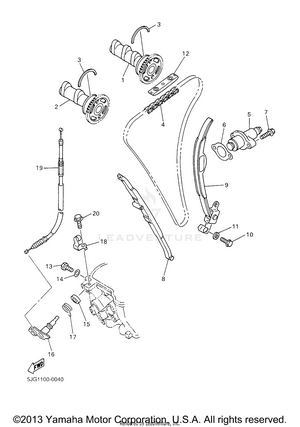 Camshaft Chain Schematic