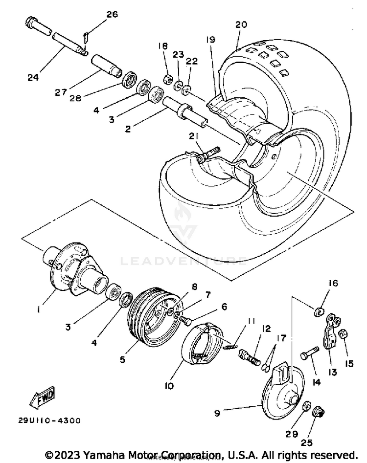 Front Wheel Schematic