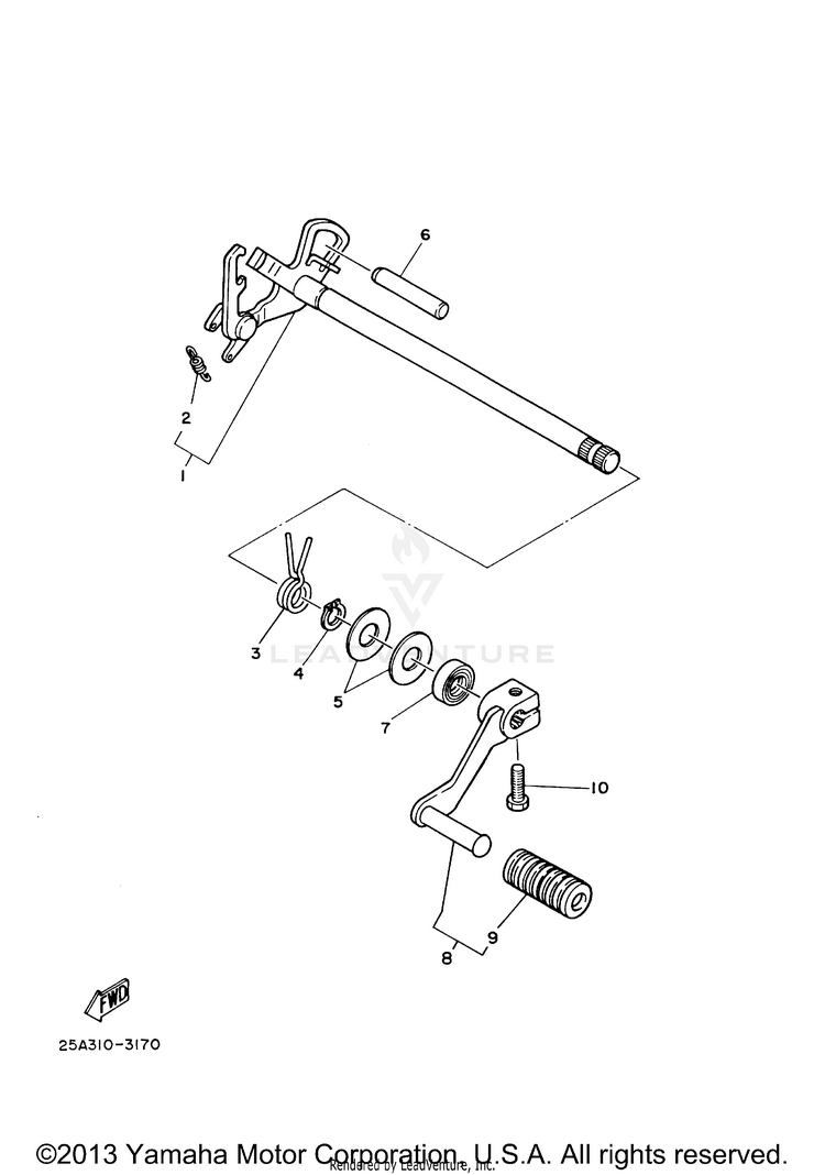 Shift Shaft Schematic