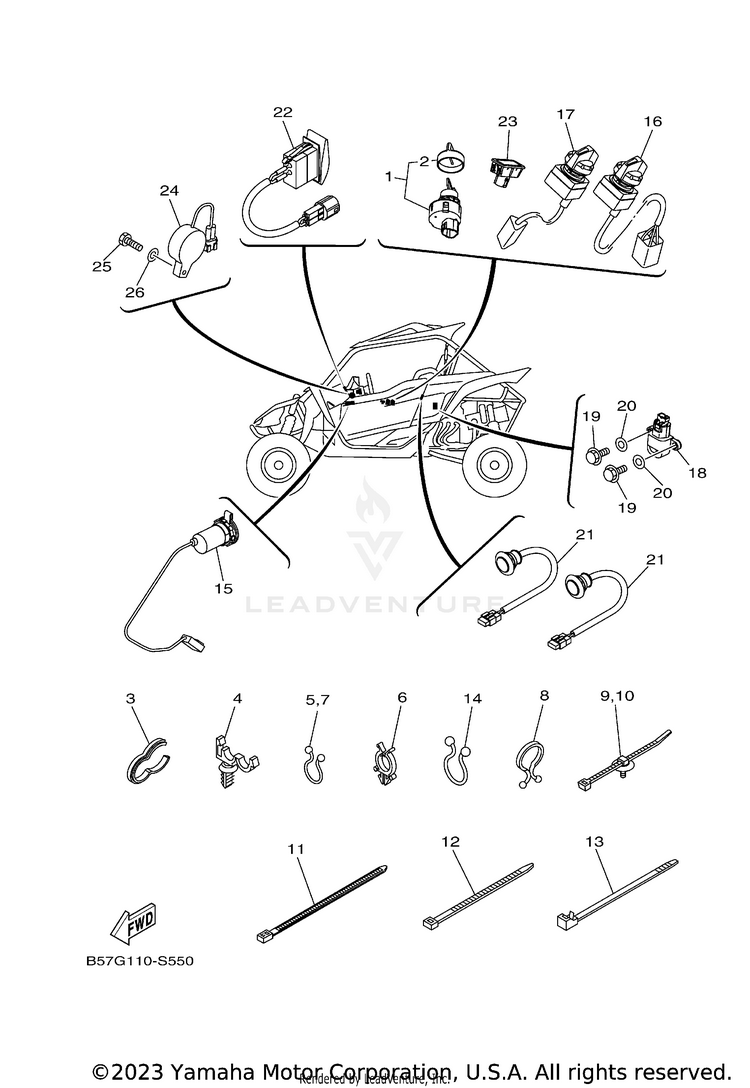 Electrical 3 YXZ1000R EPS SS SE - YXZ10YESJW - 2018 Schematic