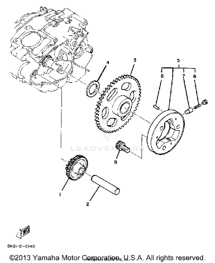 Starter Clutch Schematic