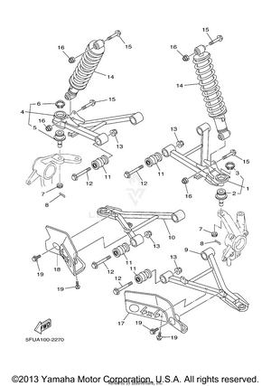 Front Suspension Wheel Schematic