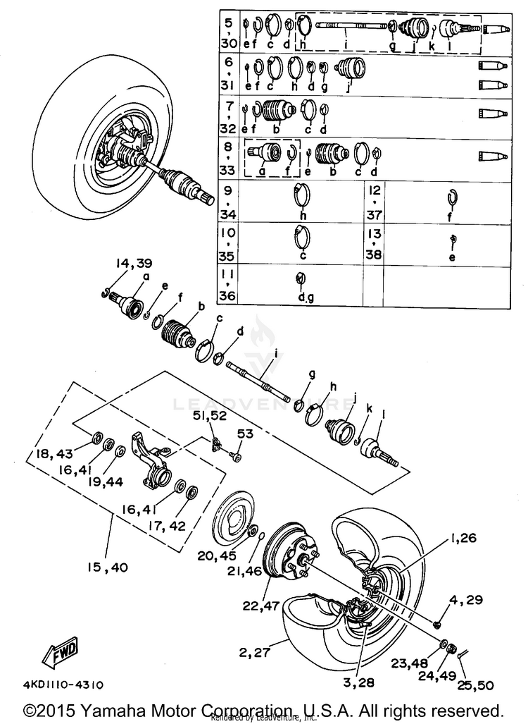 Front Wheel Schematic