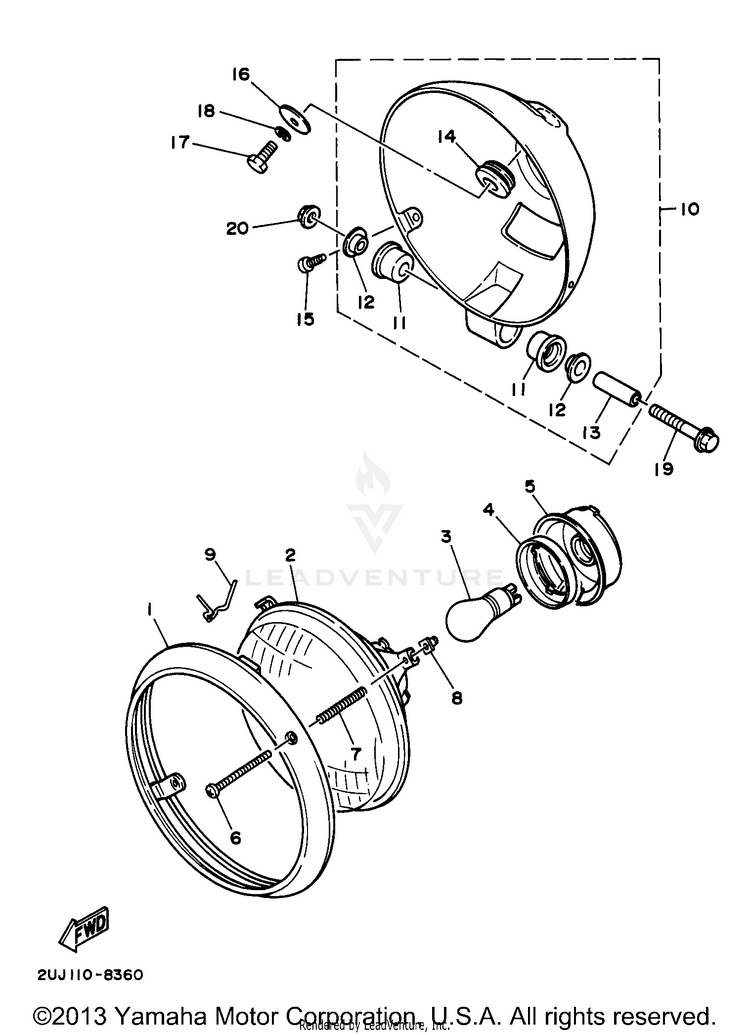 Headlight Schematic